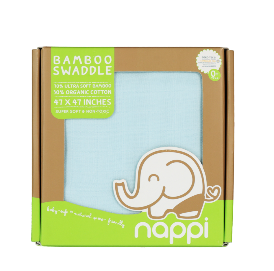 Nappi Bamboo swaddle 47" x 47" (pack of 1)