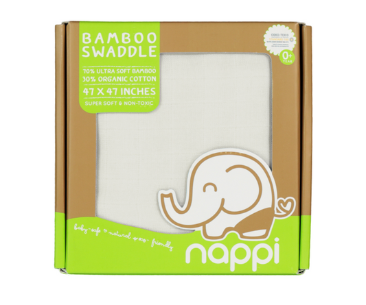 Nappi Bamboo swaddle 47" x 47" (pack of 1)