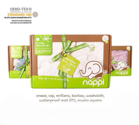 Nappi Baby Newborn Gift Set (7 pieces)