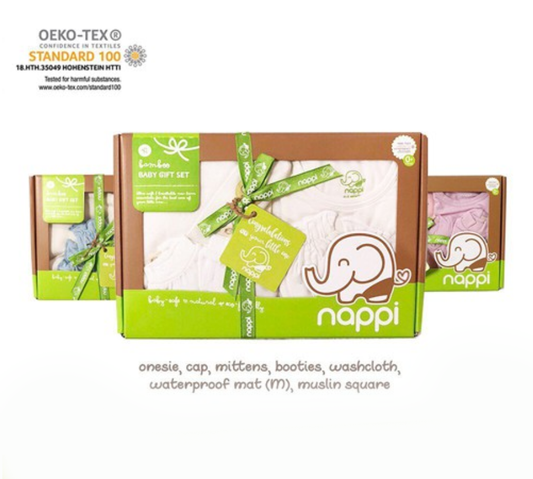 Nappi Baby Newborn Gift Set (8 pieces)