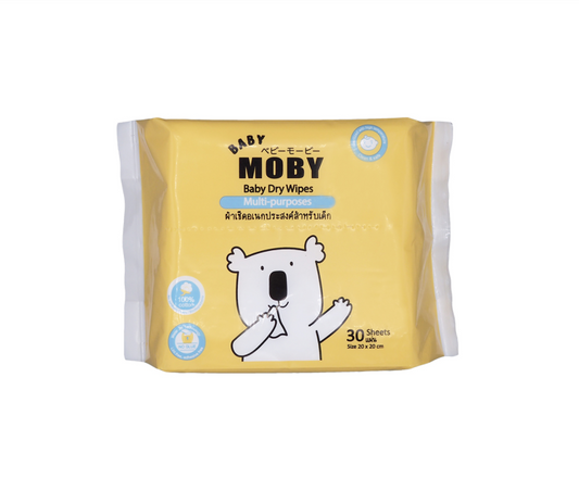 Baby Moby Dry Wipes 30 sheets (20 x 20 cm)