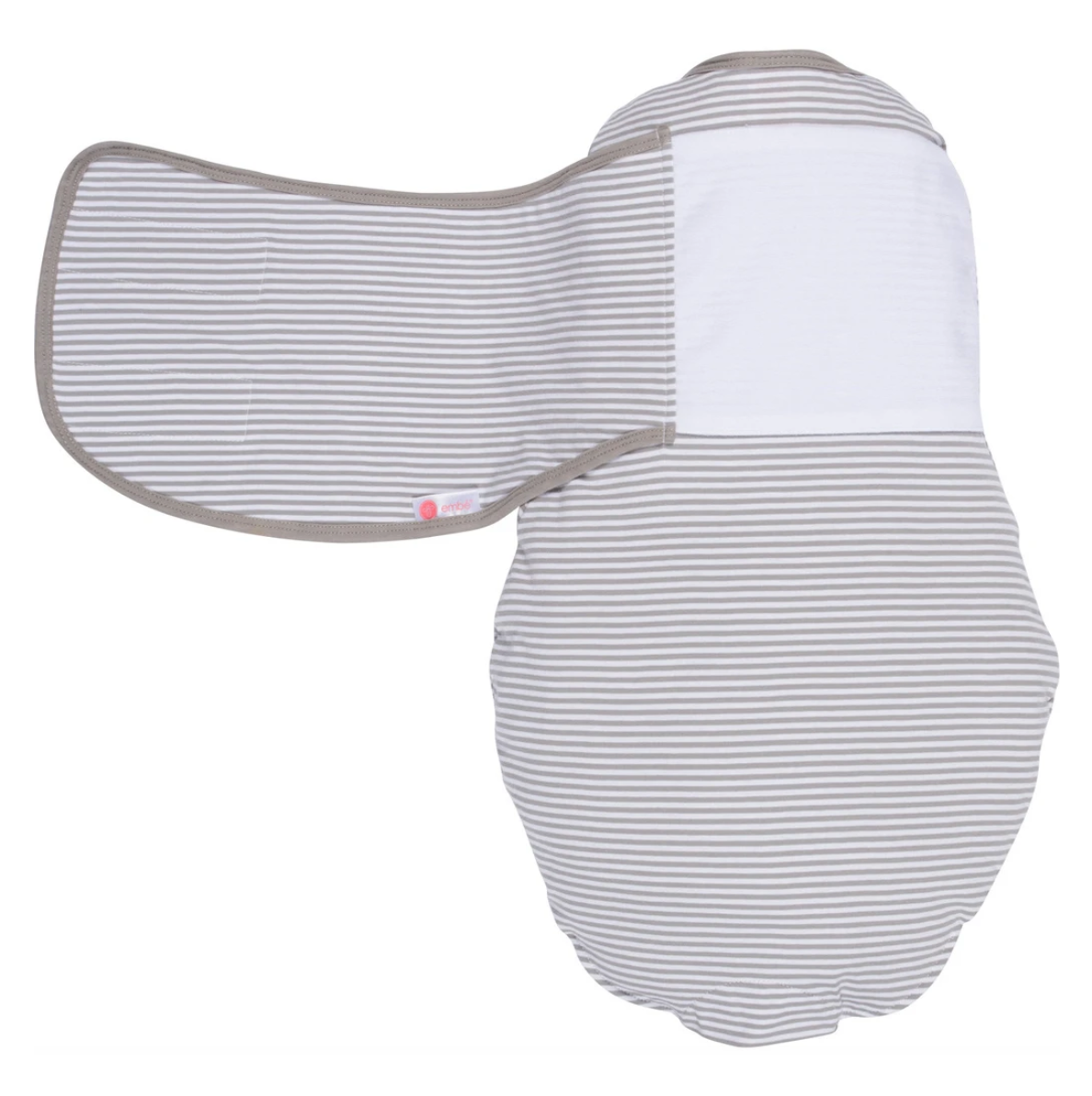 Embe Classic 2-Way Swaddle (Gray Stripes)