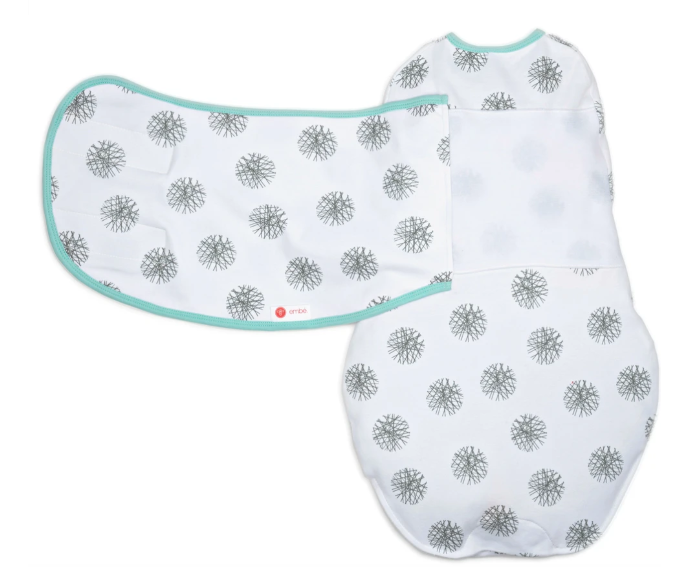 Embe Luxe 2-Way Swaddle (Mint)