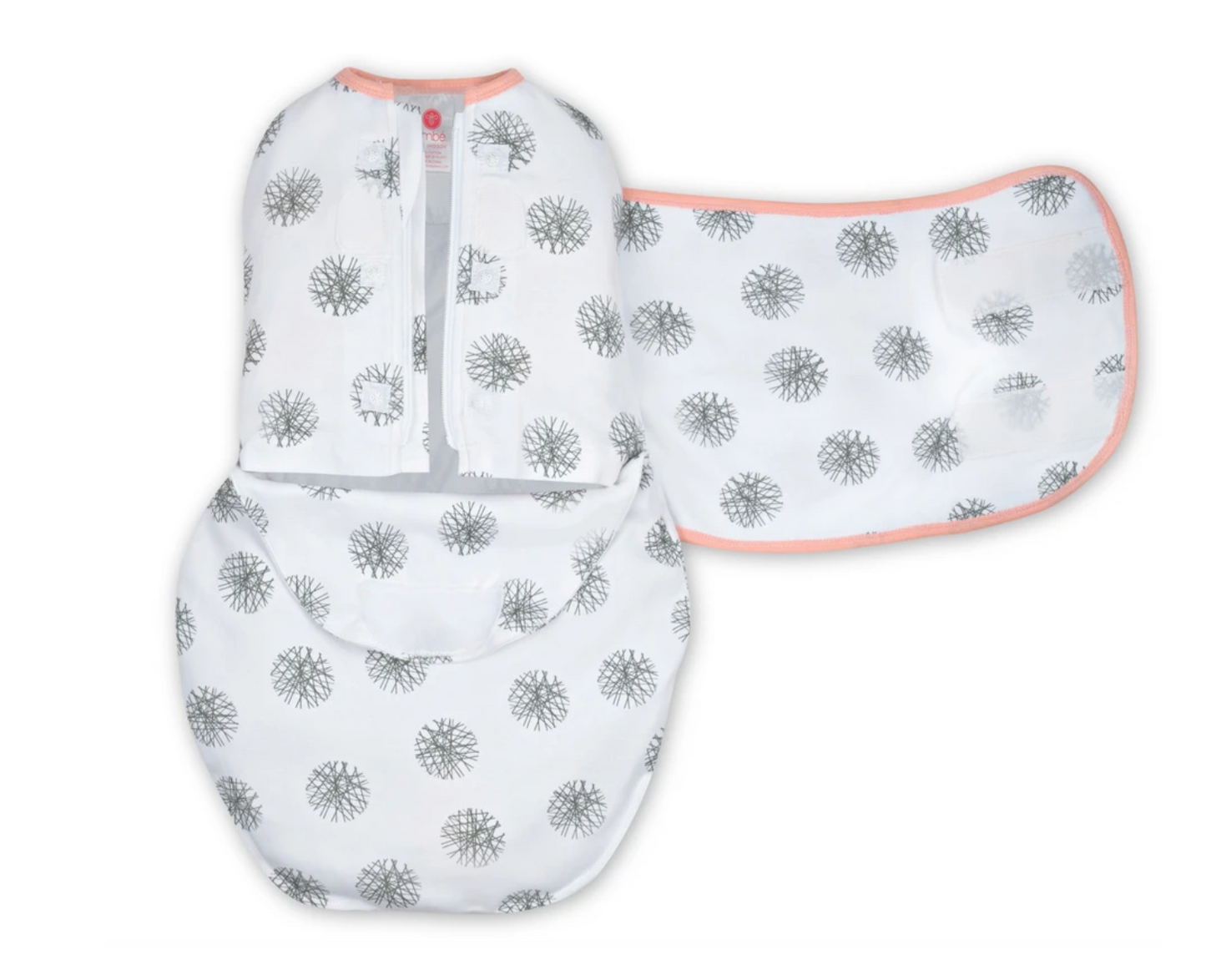 Embe Luxe 2-Way Swaddle (Rose)