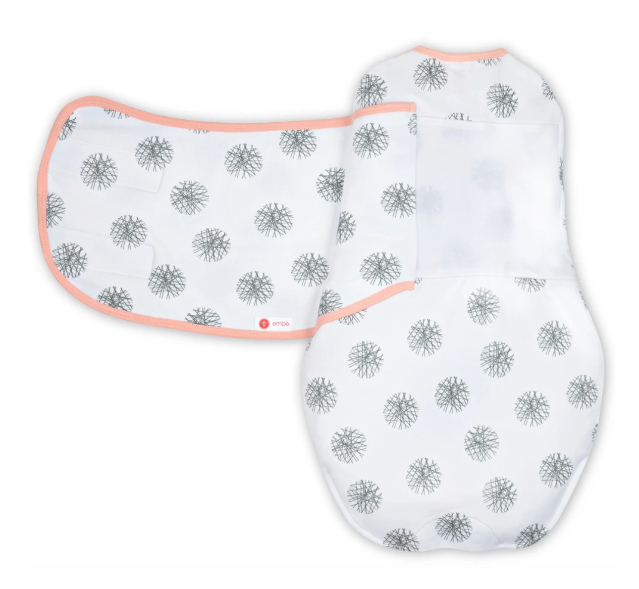 Embe Luxe 2-Way Swaddle (Rose)