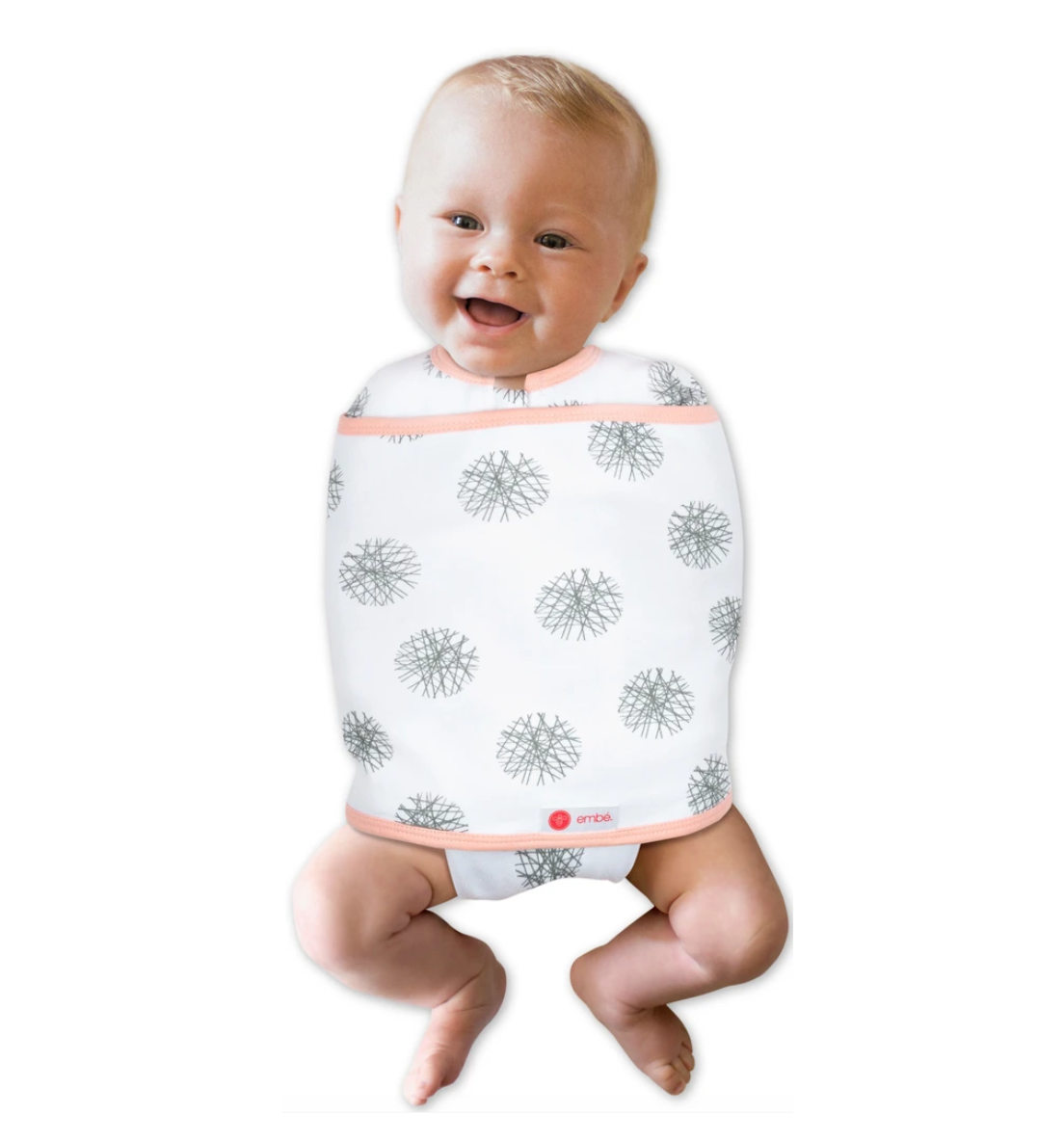 Embe Luxe 2-Way Swaddle (Rose)