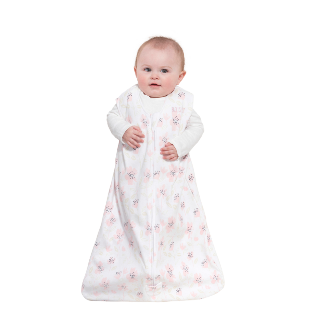 Halo SleepSack Wearable Blanket, Wildflower Blush (Small: 0-6 mos)