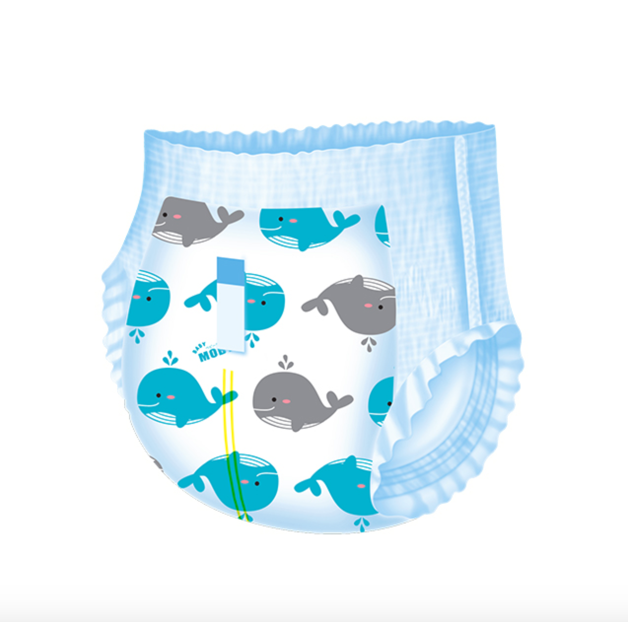 Baby Moby Chlorine Free Diaper Pants (Medium) - 50 pcs