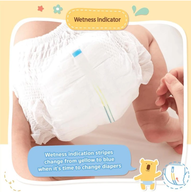 Baby Moby Chlorine Free Diaper Pants (Medium) - 50 pcs