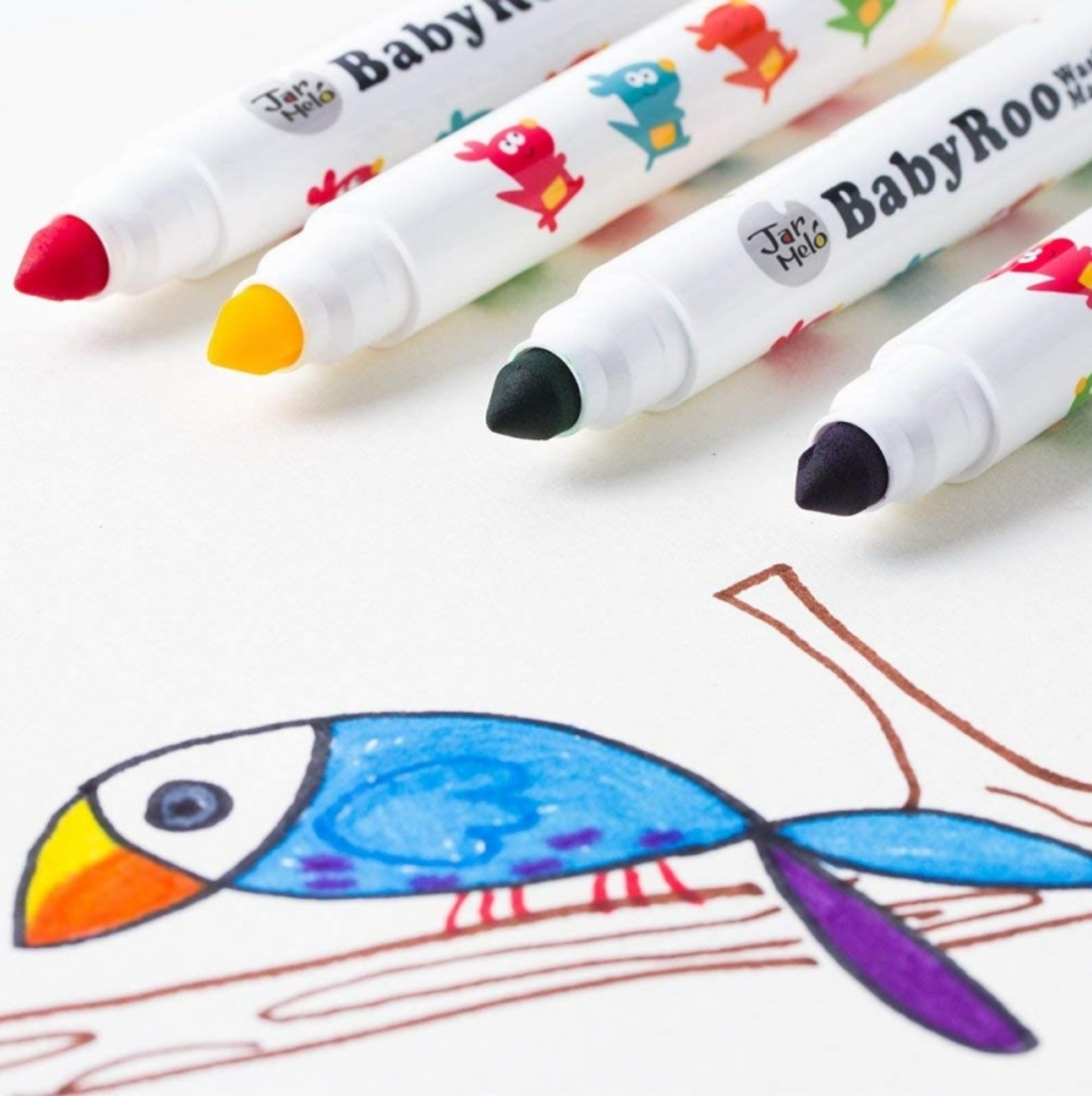 Joan Miro Silky Washable Markers - Baby Roo (12 colors)
