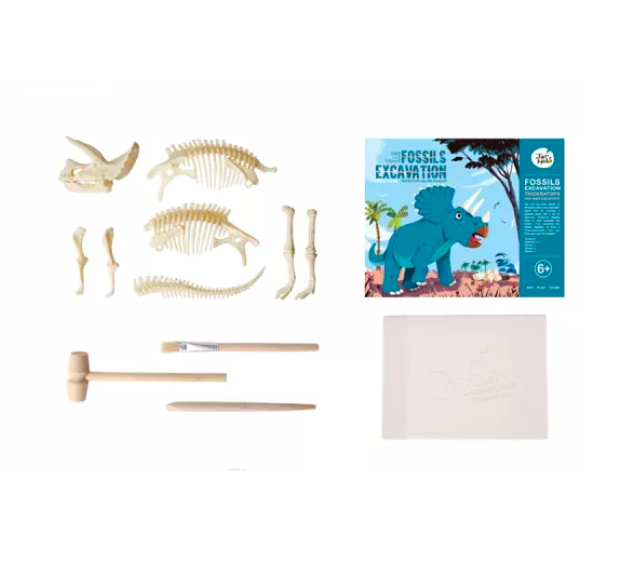 Joan Miro Fossils Excavation Kit - Triceratops