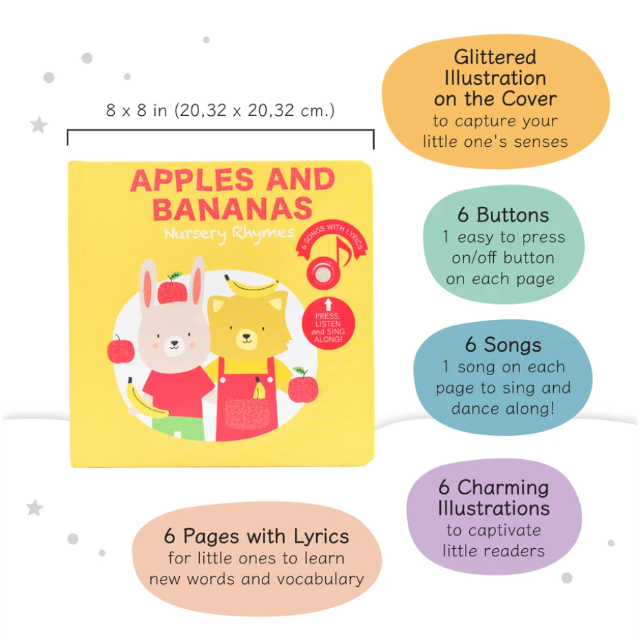 Cali's Books: Apples and Bananas Nursery Rhymes