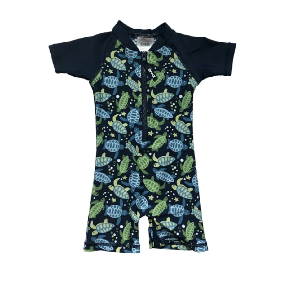 Banz® Boys One-Piece Swimsuit with Front Zipper (6 mos - 6 yrs)