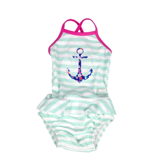 Banz® Girls One-Piece Swimsuit with Frills (6 mos - 6 yrs)