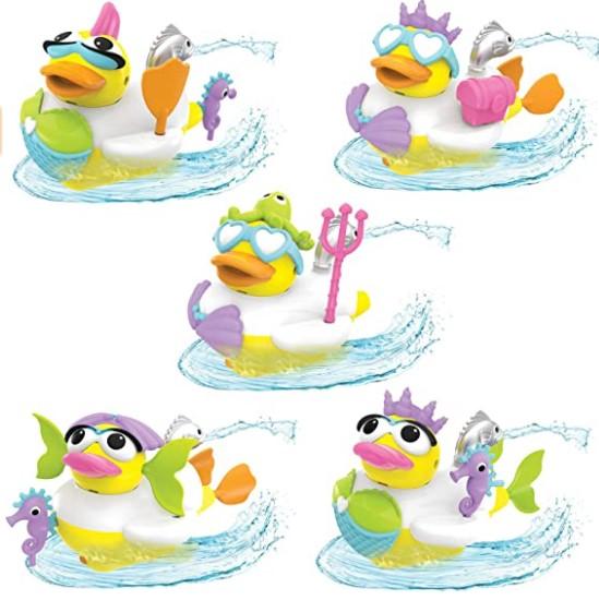 Yookidoo Bath Toy with Powered Water Cannon Shooter - Jet Duck Mermaid