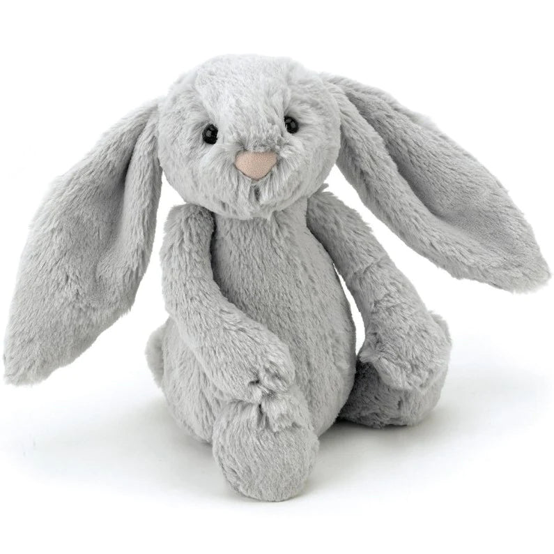 Jellycat Bashful Silver Bunny (Medium - 12" / Large - 14")