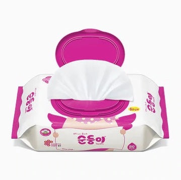Soondoongi Basic Wet Wipes, Plain & Scented (80 Sheets)