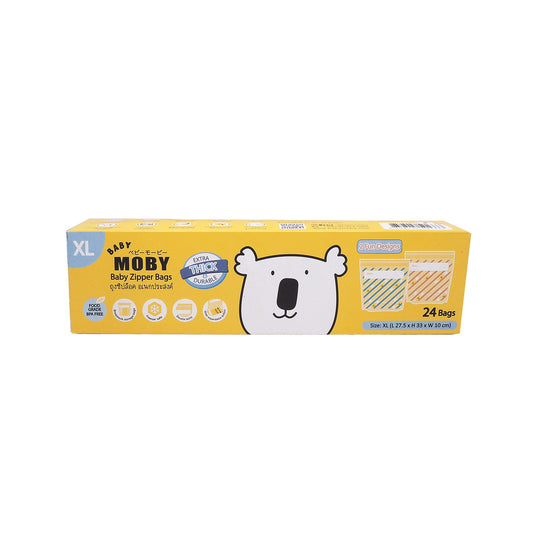 Baby Moby XL Zipper Bags (24 bags)