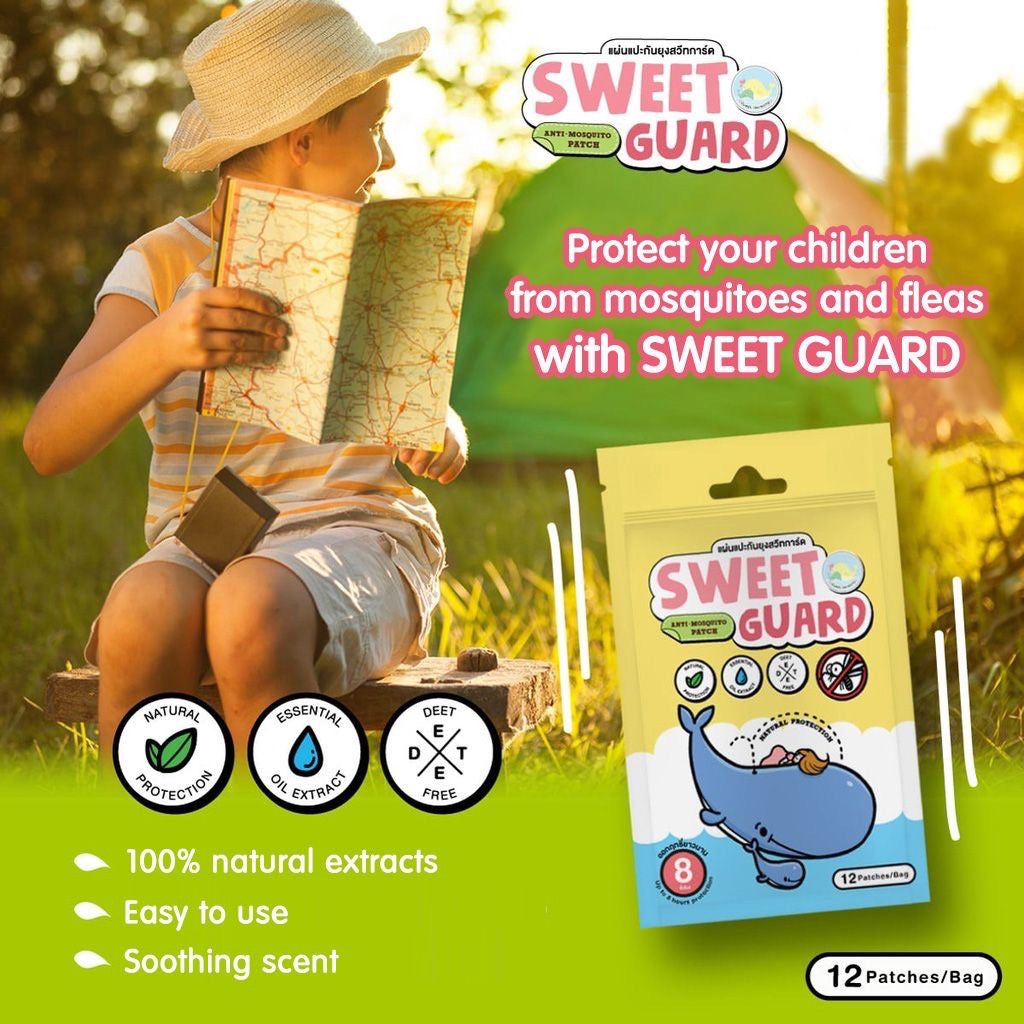 Mamii Moon Sweet Guard Anti-Mosquito and Anti-Fleas Patch (12 patches)