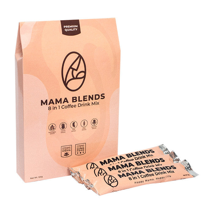 Mama Blends 8-in-1 Coffee Drink Mix (8 Sachets)