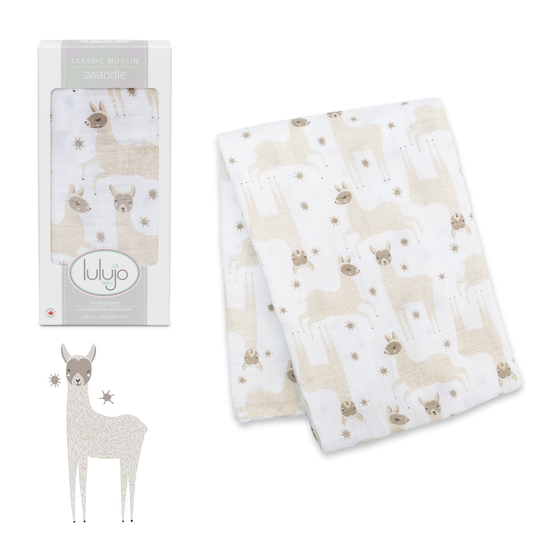 Lulujo Cotton Muslin - 47" x 47" (Single)