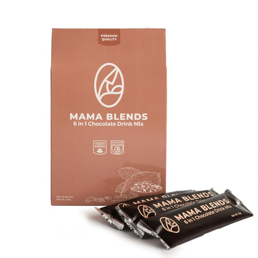 Mama Blends 6 in 1 Lactation Chocolate Drink Mix