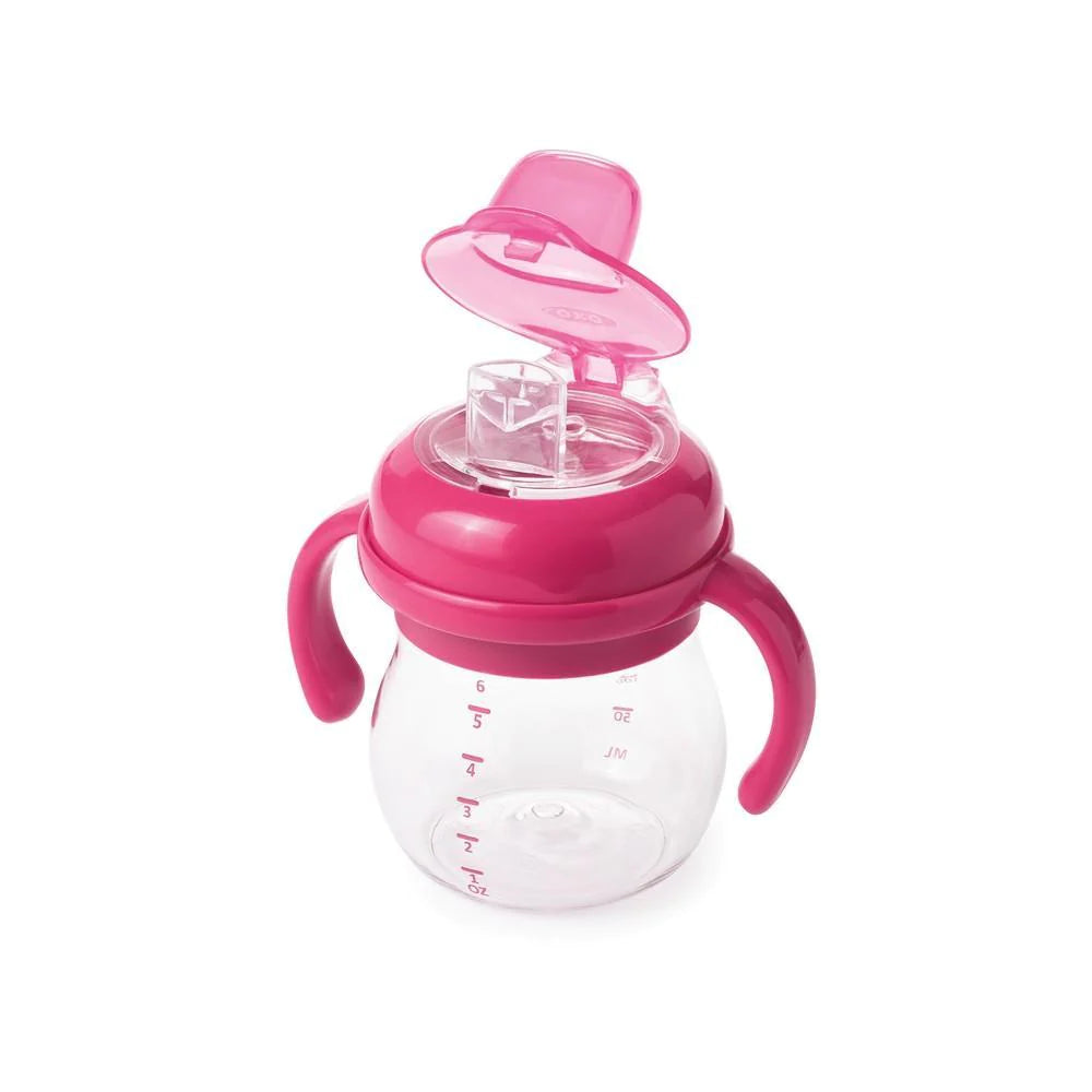 Oxo Tot Grow Soft Spout Sippy Cup with Handles, 6 Oz