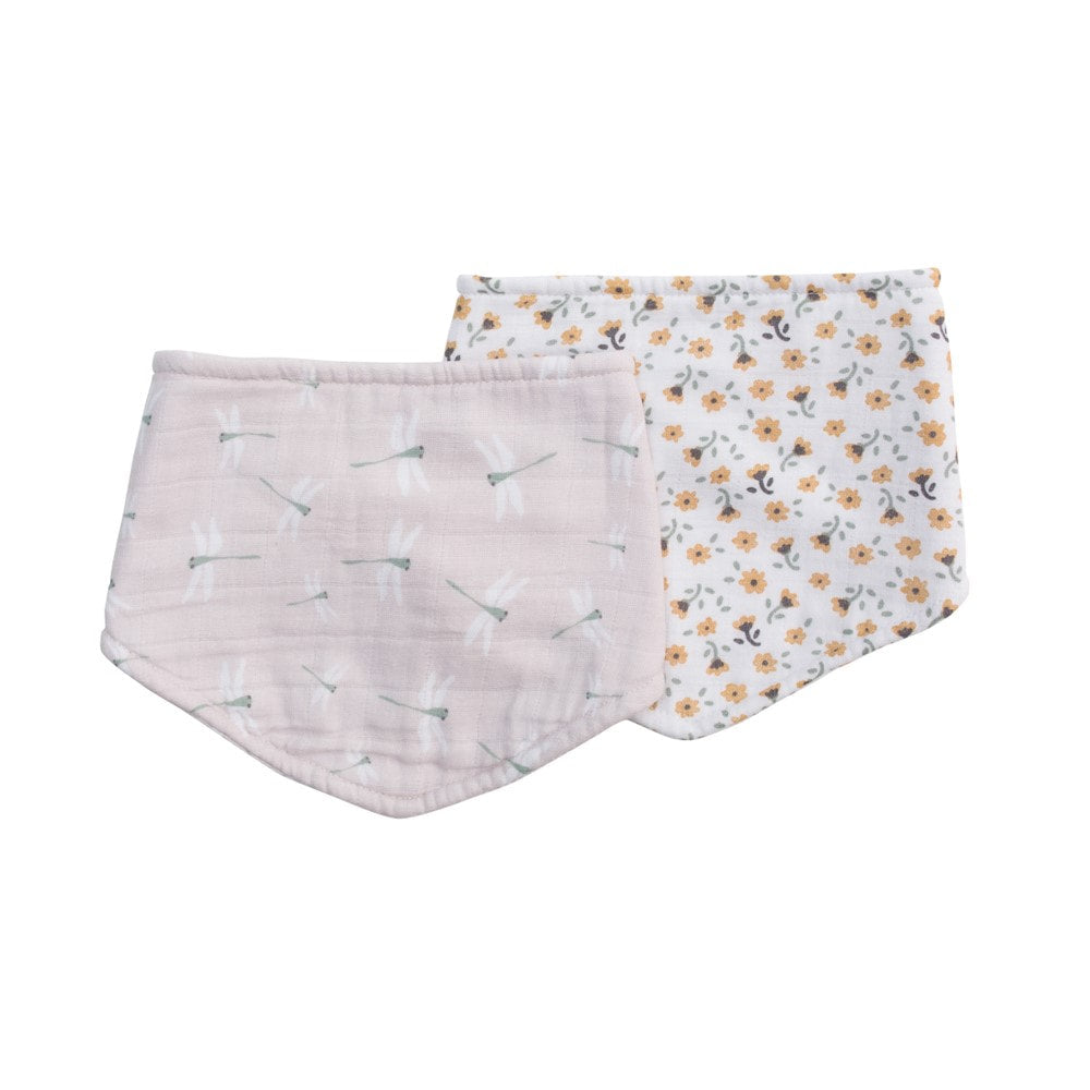 Lulujo Muslin Bibs (Set of 2)