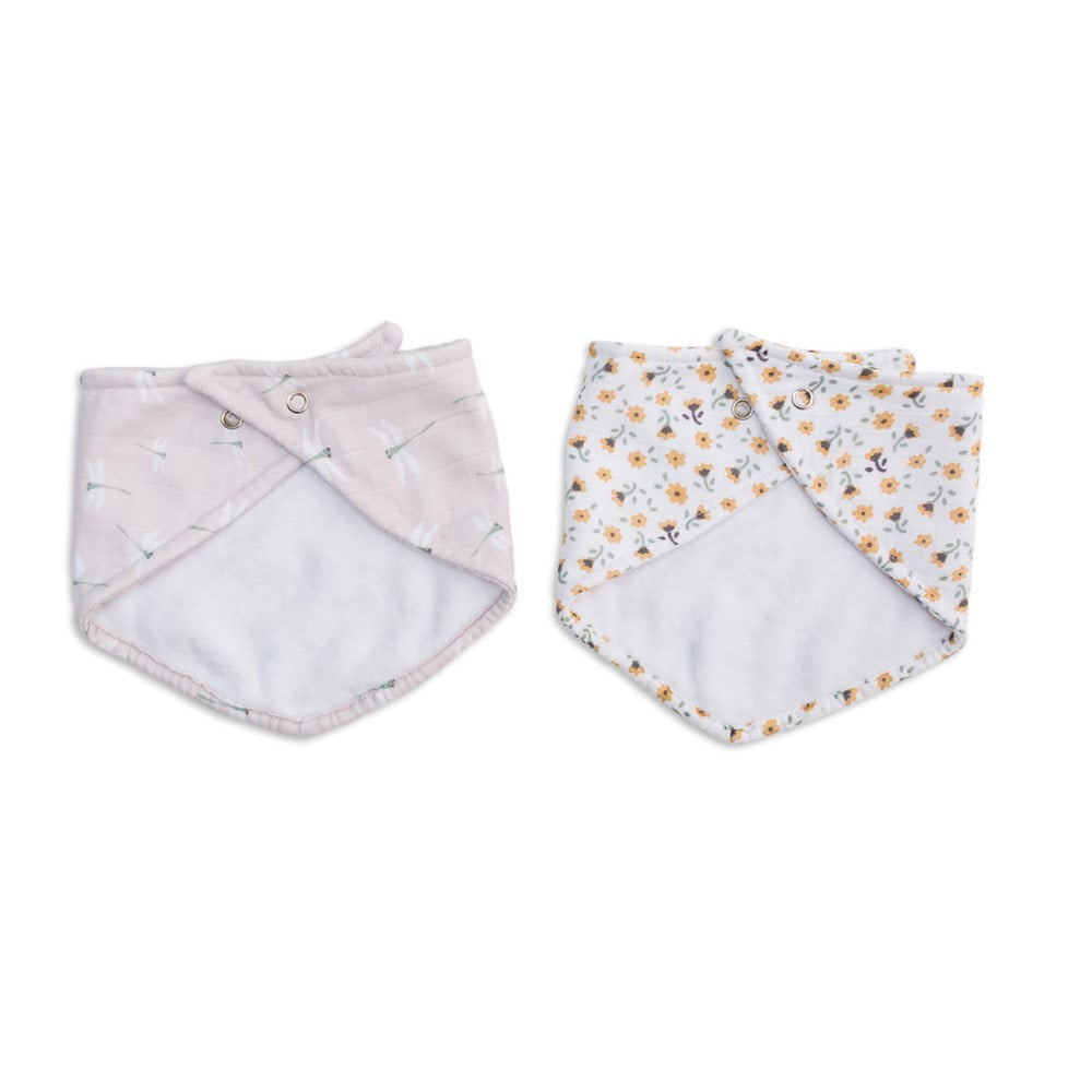 Lulujo Muslin Bibs (Set of 2)