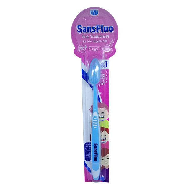 Sansfluo Kids Toothbrush (5-10 years old) - Step 3